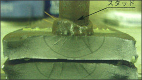 スタッドジベル径と鋼板厚の関係の検証試験